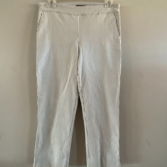 Hilary Radley Pants - Hilary Radley sz12 striped ankle pant